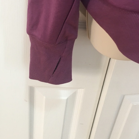 All in Motion Ponte Stretch Sweatshirt Plum Purple - Picture 4 of 8